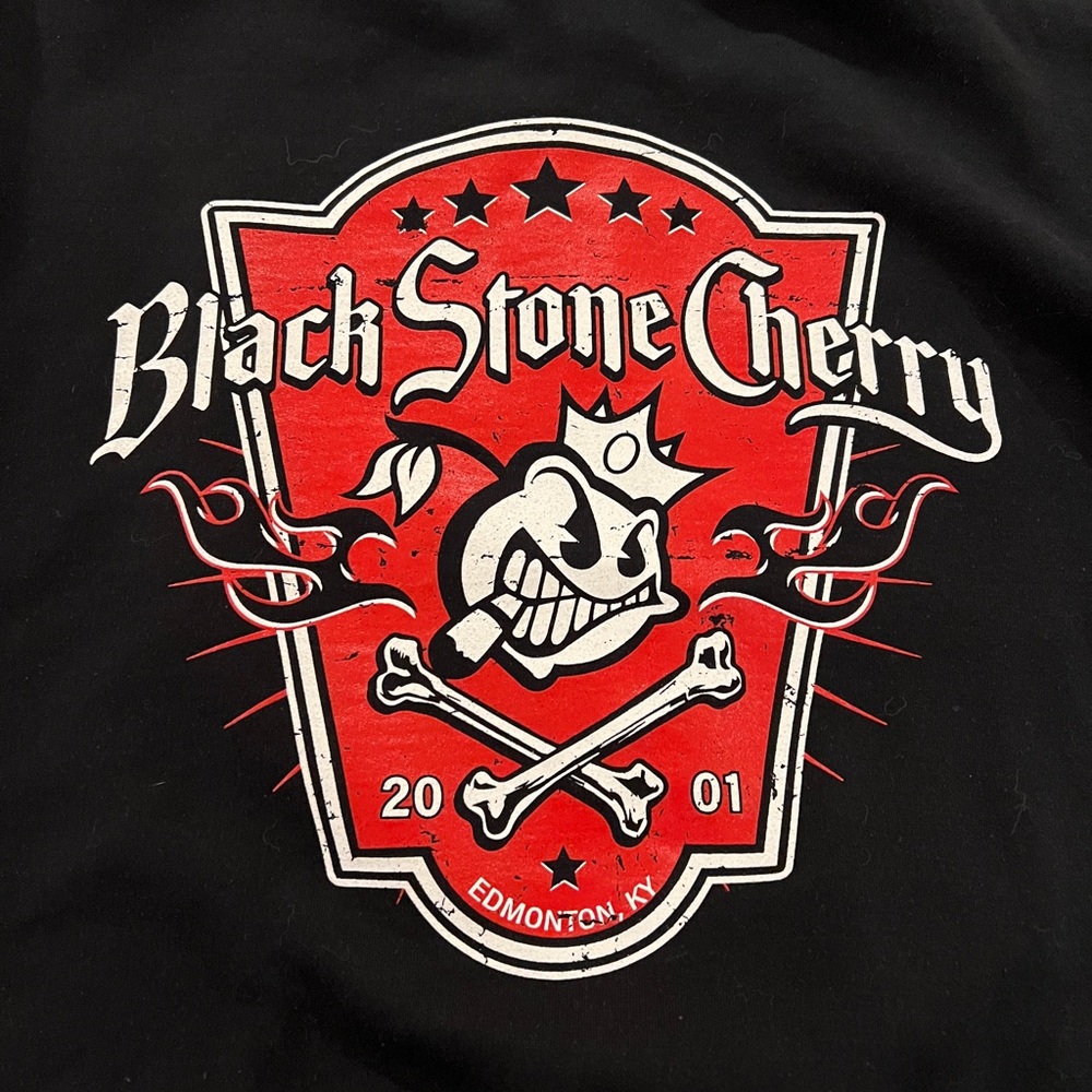 Rare Black Stone Cherry Band Full Zip Hoodie Sweatshirt - Size Large - Picture 2 of 12